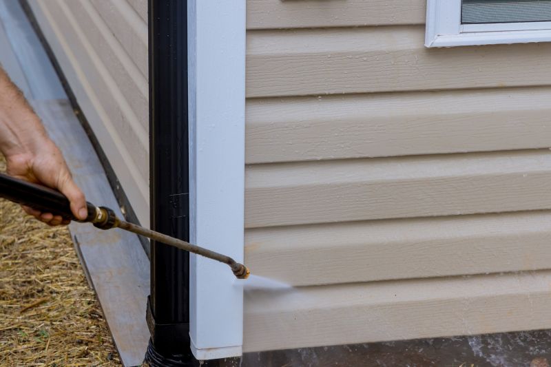 Aluminum Siding Power Washing detail