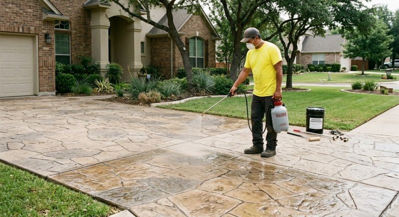 Porch Concrete Sealing in Kitsap County, WA